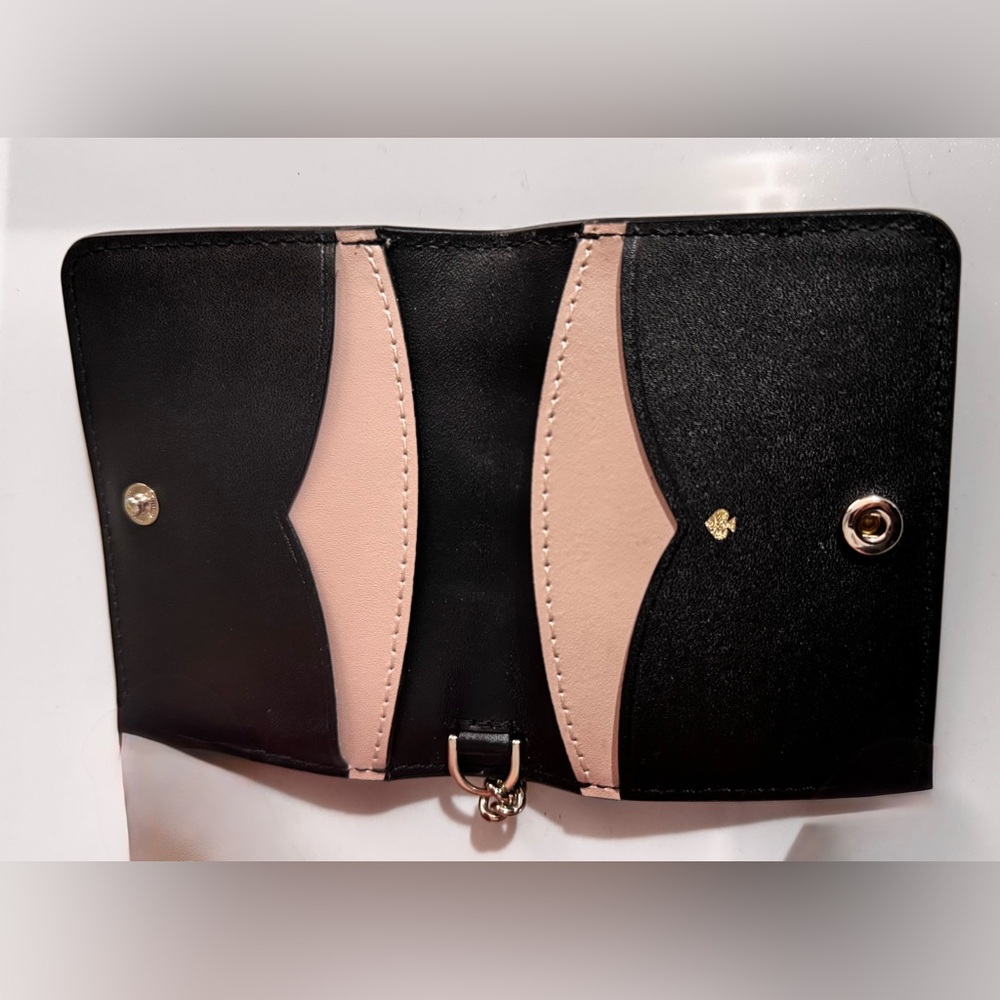 Kate Spade ♠️ Nadine Wallet/Keychain Black & Dolce - Picture 3 of 3